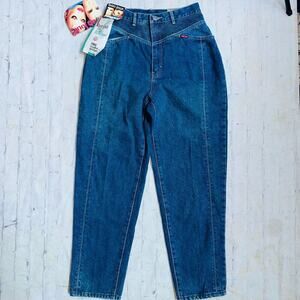 NOS RARE Vintage 1985-86 Women’s Size 11/12 Bon Jour Mom Denim Blue Jeans 1AZ125